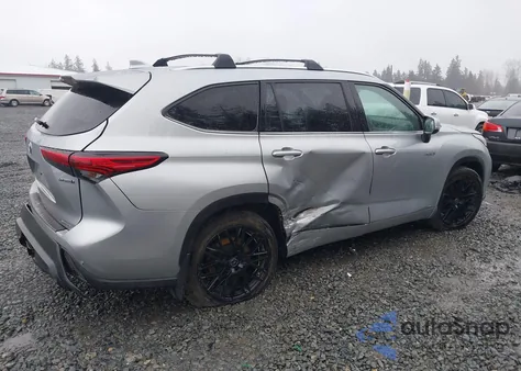 2021 Toyota Highlander Hybrid Limited from USA, damaged, VIN 5TDDBRCH2MS016124